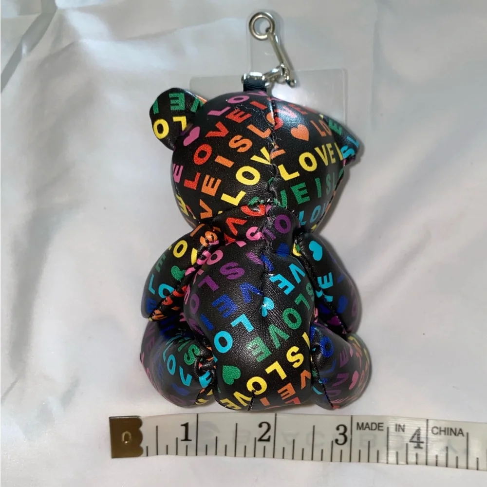 Cell Hand Held Holder 3D LOVE Pattern Teddy Bear